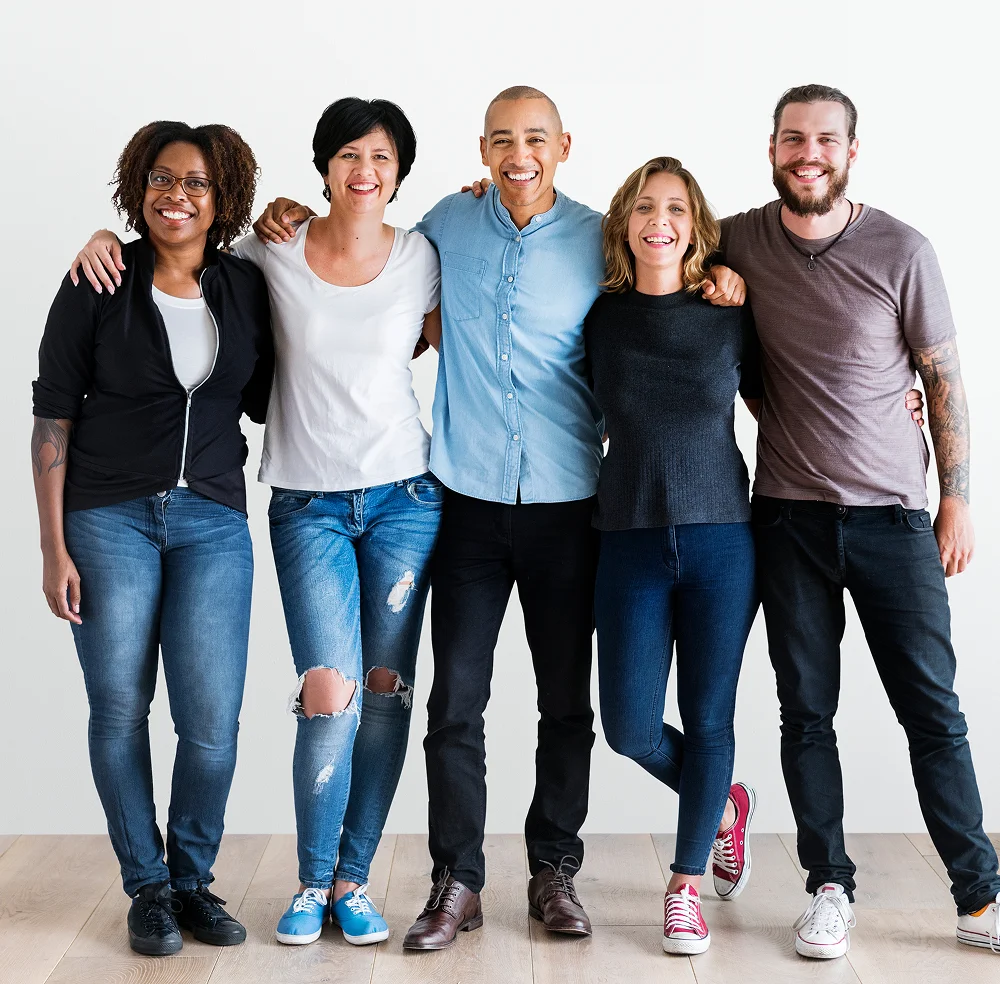 The Great Lakes Wellness Counseling team standing together and smiling